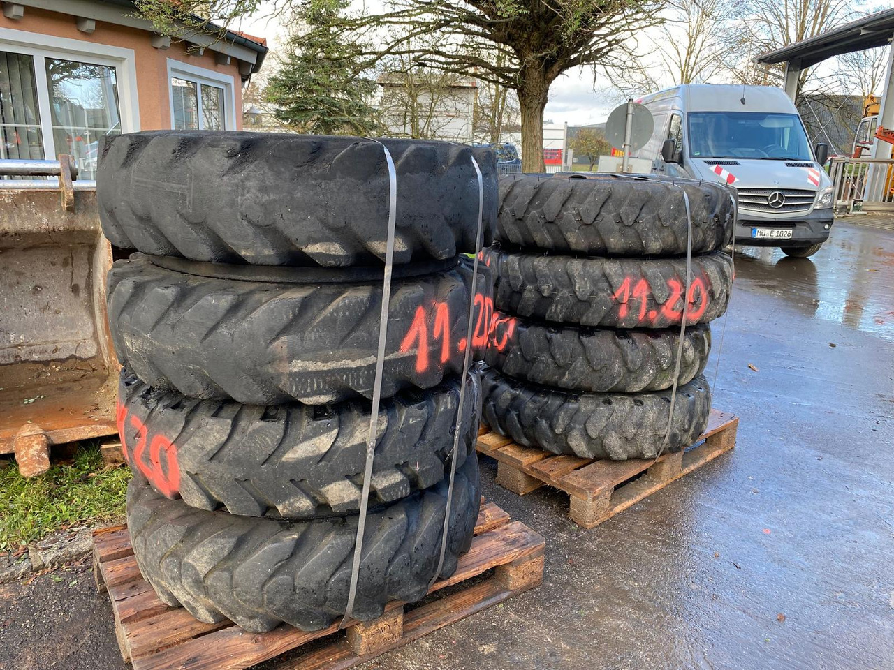 Zeppelin ZM 19 Sennebogen - Komplet hjul for Gravemaskine: billede 1 Zeppelin ZM 19 Sennebogen - Komplet hjul for Gravemaskine: billede 1