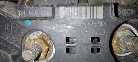 Bosch , 110A , 28V DAF CF75, XF 95 - Generator for Lastbil: billede 4 Bosch , 110A , 28V DAF CF75, XF 95 - Generator for Lastbil: billede 4