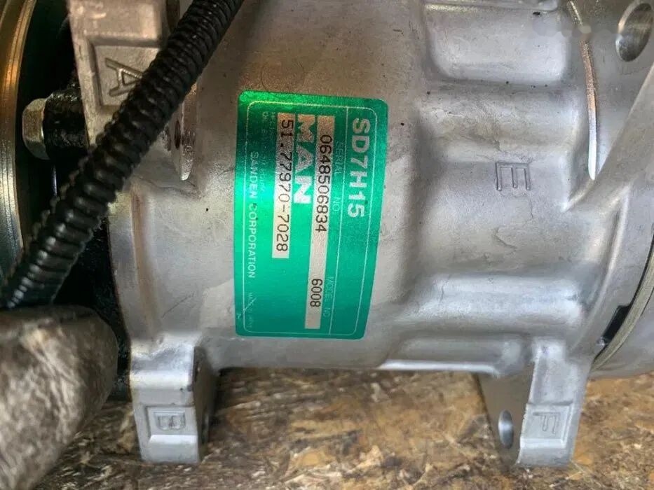 Kompresor Klimatyzacji MAN Sanden 6008 24V NOWY Oryginał Części 51.779707028 MAN - A/C kompressor for Lastbil: billede 2 Kompresor Klimatyzacji MAN Sanden 6008 24V NOWY Oryginał Części 51.779707028 MAN - A/C kompressor for Lastbil: billede 2