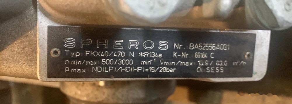 Spheros FKX40/470 28bar FKX40/470 - A/C kompressor for Bus: billede 3 Spheros FKX40/470 28bar FKX40/470 - A/C kompressor for Bus: billede 3