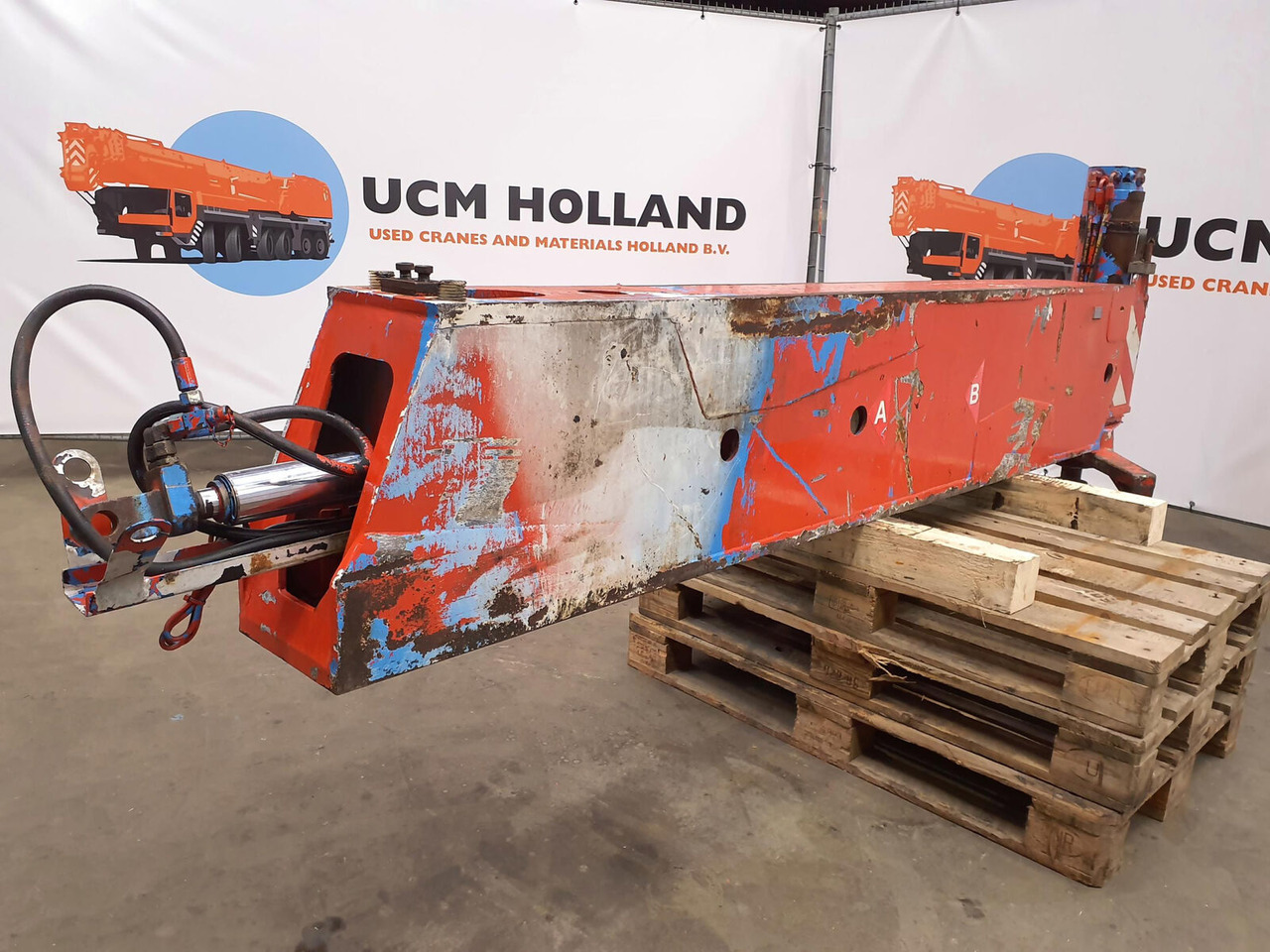 Grove GMK 5130-1 outrigger beam complete front - Affjedring for Mobilkran: billede 4 Grove GMK 5130-1 outrigger beam complete front - Affjedring for Mobilkran: billede 4