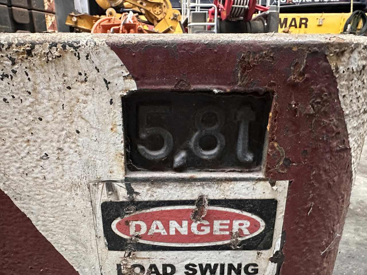 Krupp KMK 4080 - 5110 - 5120 Counterweight 5,8 ton - Vægtklods for Mobilkran: billede 5 Krupp KMK 4080 - 5110 - 5120 Counterweight 5,8 ton - Vægtklods for Mobilkran: billede 5