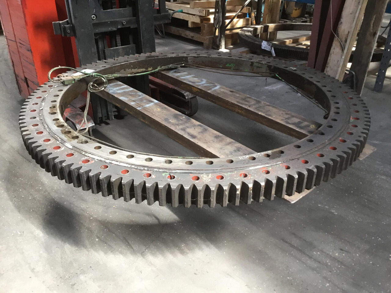 Krupp KMK 5100 slew ring - Drejekrans for Mobilkran: billede 2 Krupp KMK 5100 slew ring - Drejekrans for Mobilkran: billede 2