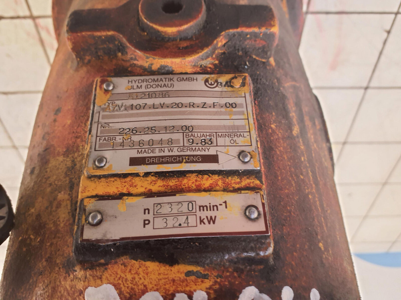 Liebherr LTM 1060 VARIABLE PUMP - Hydraulikpumpe for Kran: billede 5 Liebherr LTM 1060 VARIABLE PUMP - Hydraulikpumpe for Kran: billede 5