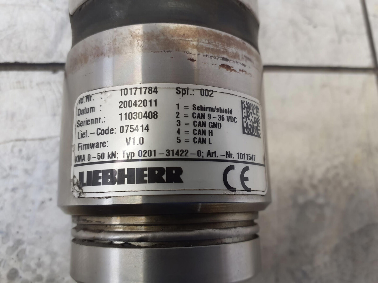 Liebherr MK 88 Sensor Shaft - Sensor for Kran: billede 5 Liebherr MK 88 Sensor Shaft - Sensor for Kran: billede 5