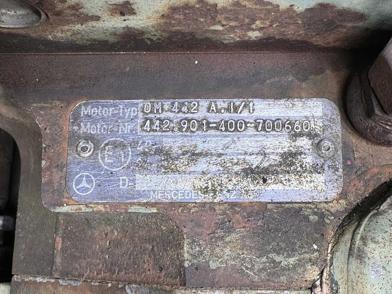 Motor for Mobilkran Mercedes-Benz Mercedes OM 442 A: billede 7 Motor for Mobilkran Mercedes-Benz Mercedes OM 442 A: billede 7