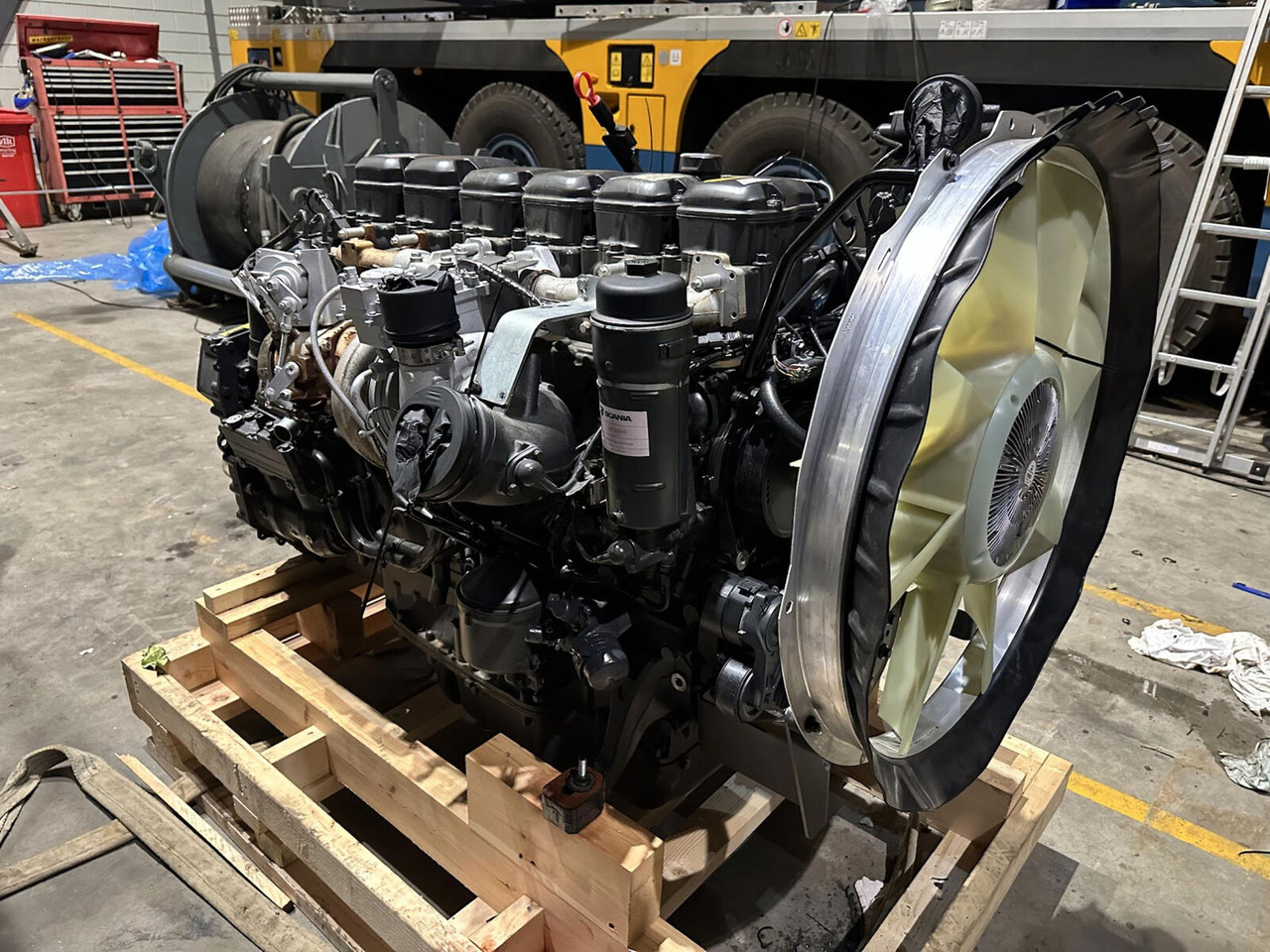Scania Demag AC 220-1, AC 5.220-1 Scania DC13 313A motor - Motor for Kran: billede 3 Scania Demag AC 220-1, AC 5.220-1 Scania DC13 313A motor - Motor for Kran: billede 3
