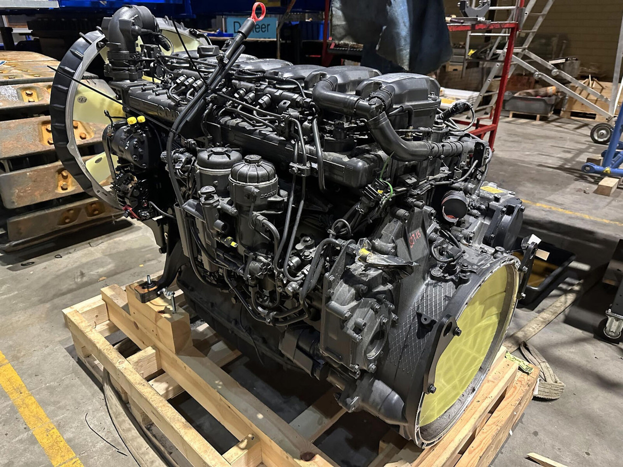 Scania Demag AC 220-1, AC 5.220-1 Scania DC13 313A motor - Motor for Kran: billede 1 Scania Demag AC 220-1, AC 5.220-1 Scania DC13 313A motor - Motor for Kran: billede 1