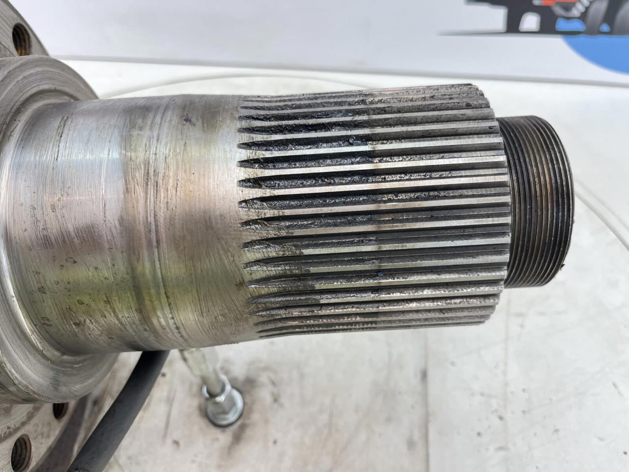 Styrespindel for Mobilkran Terex AC 205 Steering knuckle 16 holes axle 4: billede 9