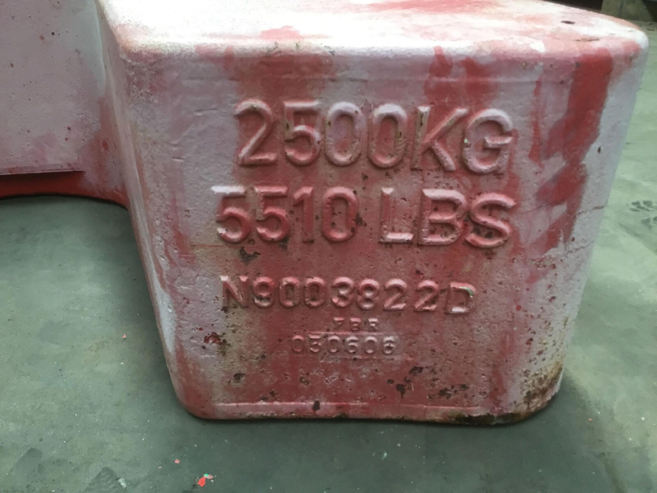 Terex AC 35 counterweight 2,5 ton - Vægtklods for Mobilkran: billede 5 Terex AC 35 counterweight 2,5 ton - Vægtklods for Mobilkran: billede 5