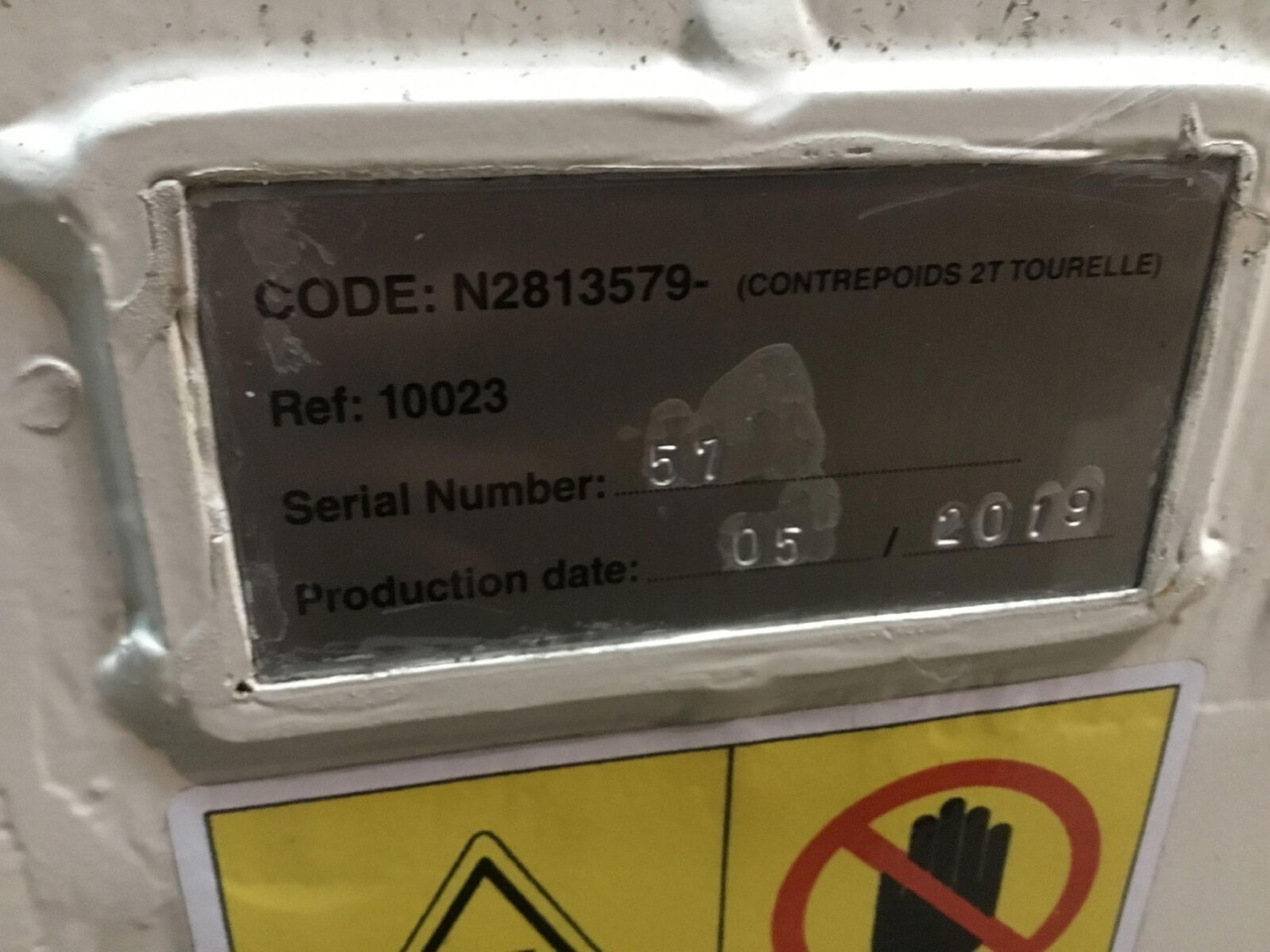 Terex Terex AC 40L counterweight 2T - Vægtklods for Mobilkran: billede 5 Terex Terex AC 40L counterweight 2T - Vægtklods for Mobilkran: billede 5
