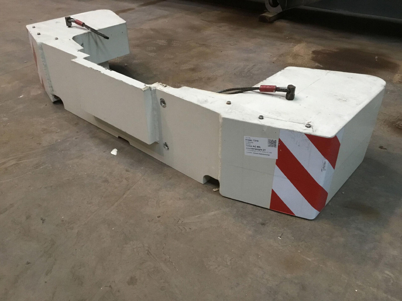 Terex Terex AC 40L counterweight 2T - Vægtklods for Mobilkran: billede 1 Terex Terex AC 40L counterweight 2T - Vægtklods for Mobilkran: billede 1