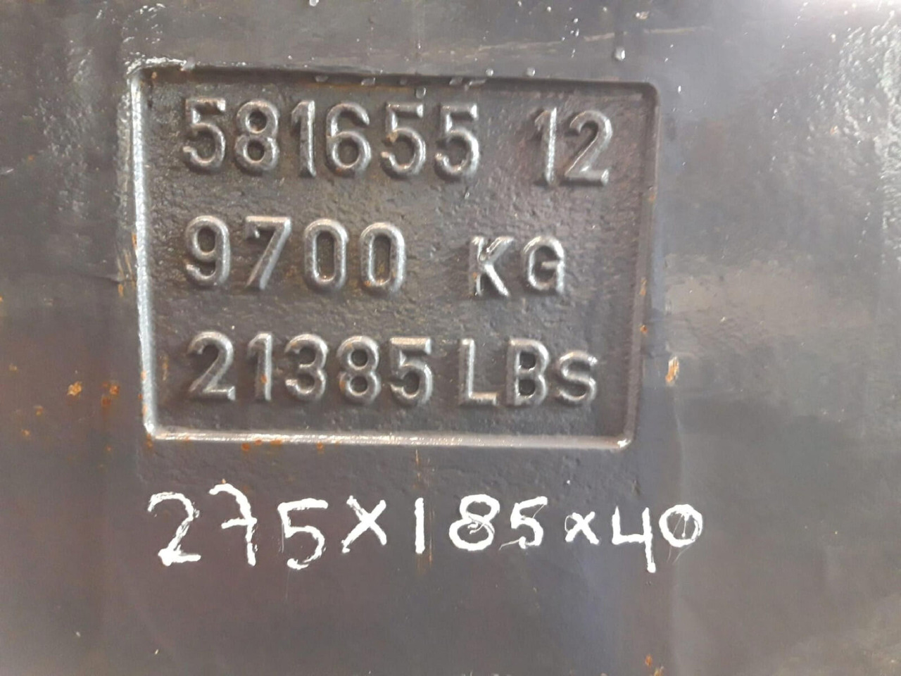 Terex Terex explorer 5600 counterweight 9,7 ton - Vægtklods for Mobilkran: billede 5 Terex Terex explorer 5600 counterweight 9,7 ton - Vægtklods for Mobilkran: billede 5