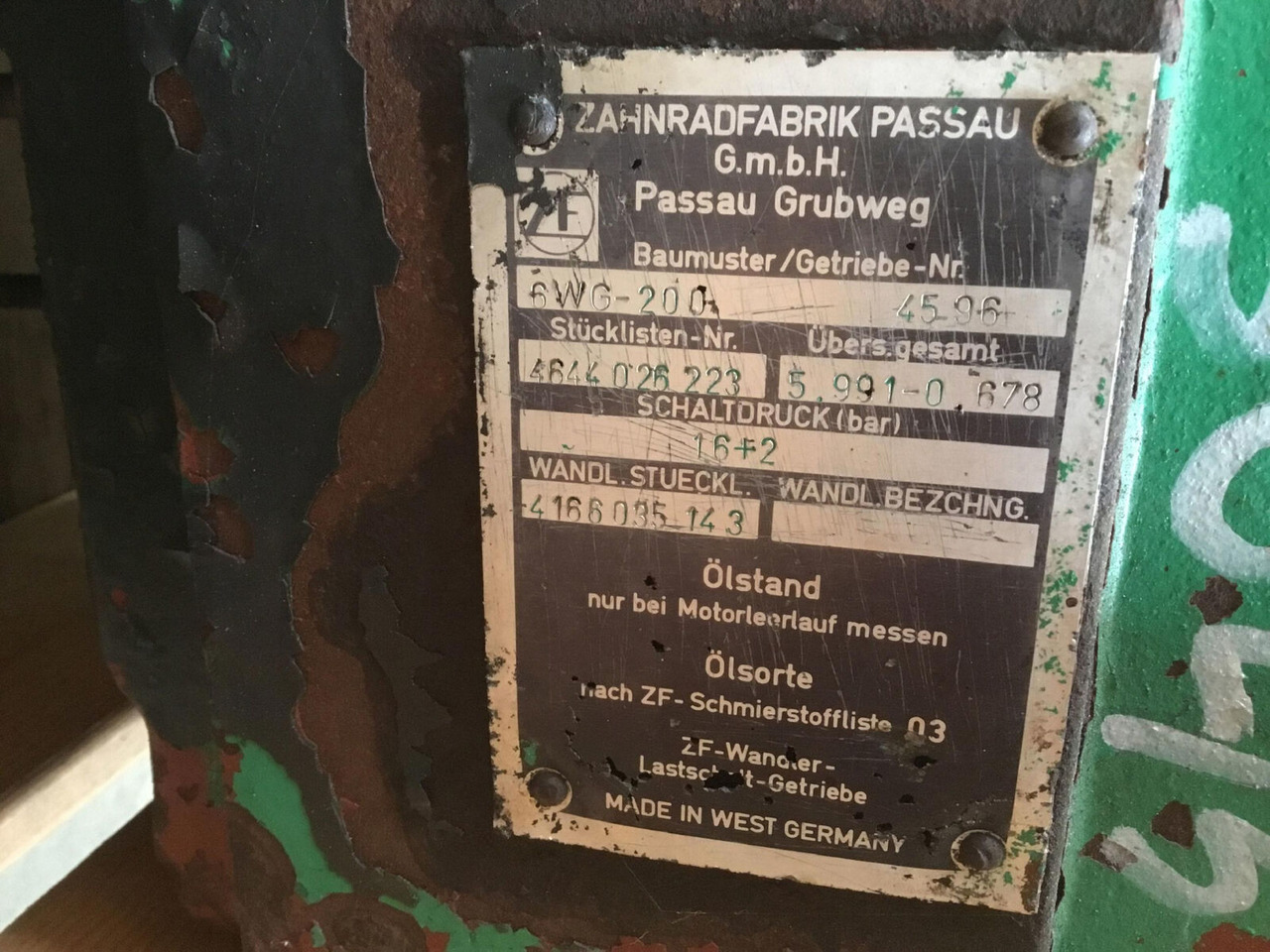 ZF KMK 3045 gearbox ZF 6WG200 - Gearkasse for Mobilkran: billede 2 ZF KMK 3045 gearbox ZF 6WG200 - Gearkasse for Mobilkran: billede 2