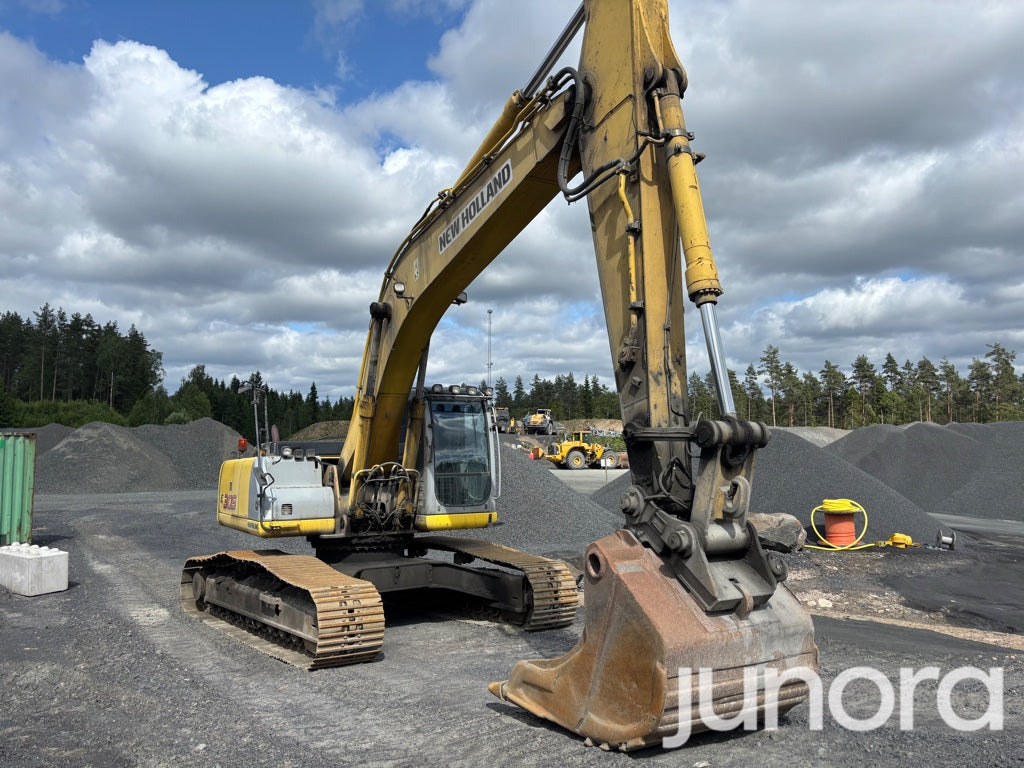 Bæltegravemaskine Bandgrävare New Holland E305: billede 8