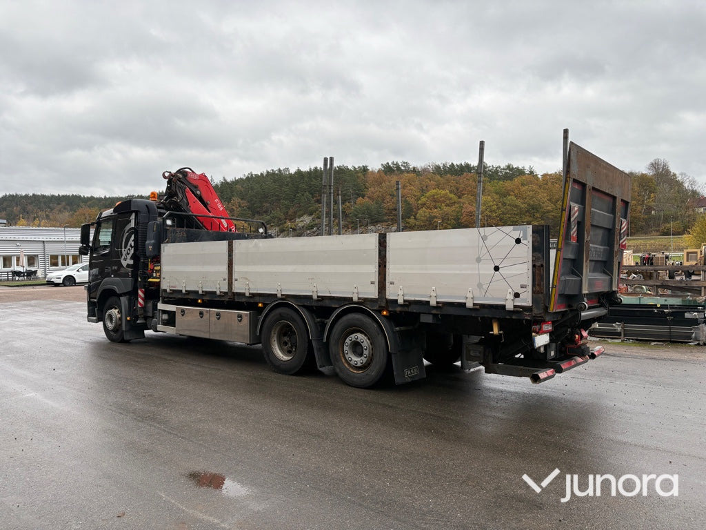 Lastbil med kran - Volvo FM 370 FASSI F155 - Lastbil med lad, Lastbil med kran: billede 5 Lastbil med kran - Volvo FM 370 FASSI F155 - Lastbil med lad, Lastbil med kran: billede 5