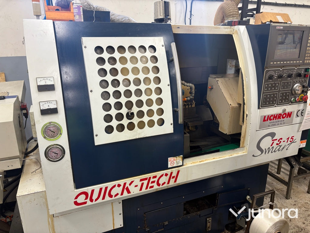 NC-Svarv - Quick-tech TS-15 med PRO V-65LE stångmagasin - CNC bearbejdningscenter: billede 3 NC-Svarv - Quick-tech TS-15 med PRO V-65LE stångmagasin - CNC bearbejdningscenter: billede 3