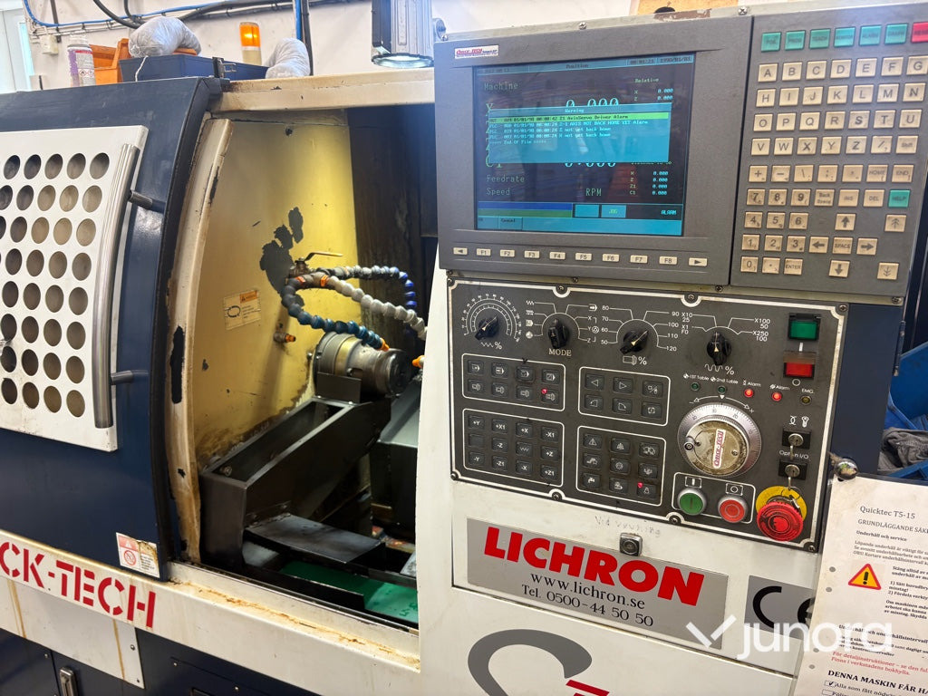 NC-Svarv - Quick-tech TS-15 med PRO V-65LE stångmagasin - CNC bearbejdningscenter: billede 4 NC-Svarv - Quick-tech TS-15 med PRO V-65LE stångmagasin - CNC bearbejdningscenter: billede 4