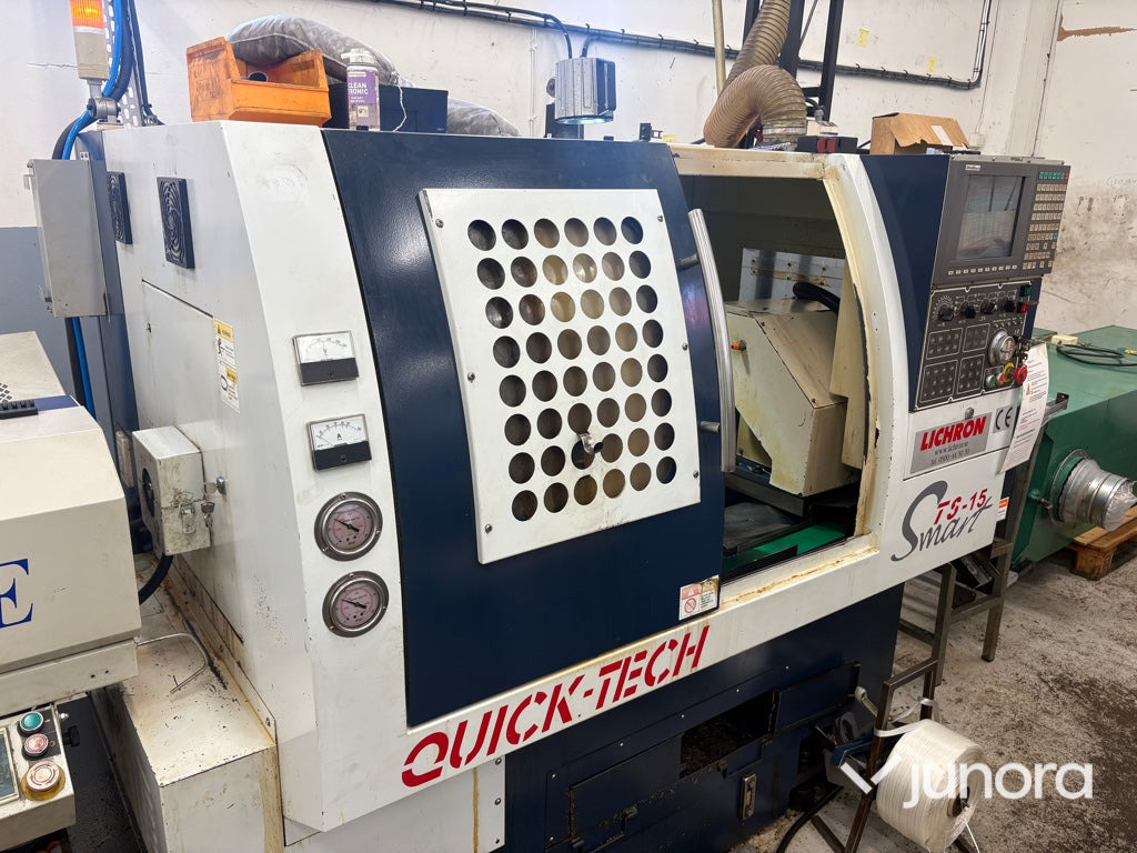 NC-Svarv - Quick-tech TS-15 med PRO V-65LE stångmagasin - CNC bearbejdningscenter: billede 2 NC-Svarv - Quick-tech TS-15 med PRO V-65LE stångmagasin - CNC bearbejdningscenter: billede 2