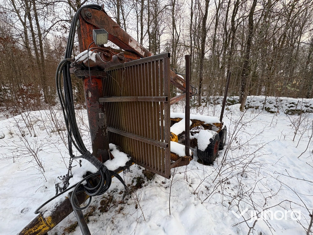 Skogsvagn med kran - Moheda FMV 2200, enkelteleskopisk - Skovvogn: billede 2 Skogsvagn med kran - Moheda FMV 2200, enkelteleskopisk - Skovvogn: billede 2