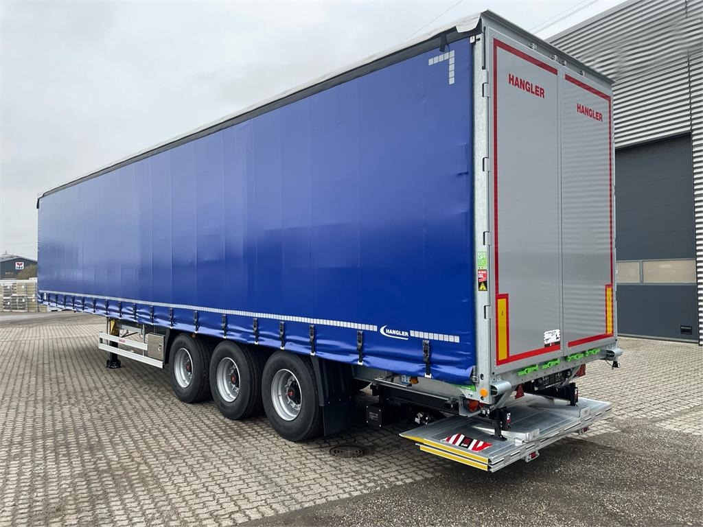 Hangler 3-aks Hævetag + Foldeslæde lift  - Gardintrailer: billede 1 Hangler 3-aks Hævetag + Foldeslæde lift  - Gardintrailer: billede 1