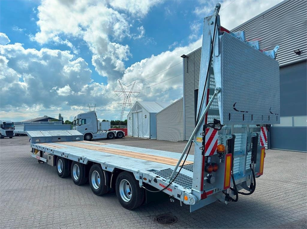 Hangler 4-aks 2-delt heldækkende rampe  - Nedbygget platform sættevogn: billede 2 Hangler 4-aks 2-delt heldækkende rampe  - Nedbygget platform sættevogn: billede 2