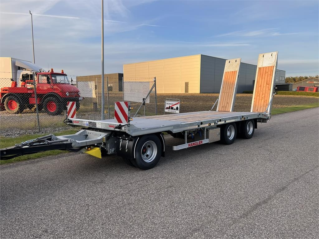 Hangler DTS-H 300 3 akslet hænger med ramper - Nedbygget platform påhængsvogn: billede 2 Hangler DTS-H 300 3 akslet hænger med ramper - Nedbygget platform påhængsvogn: billede 2