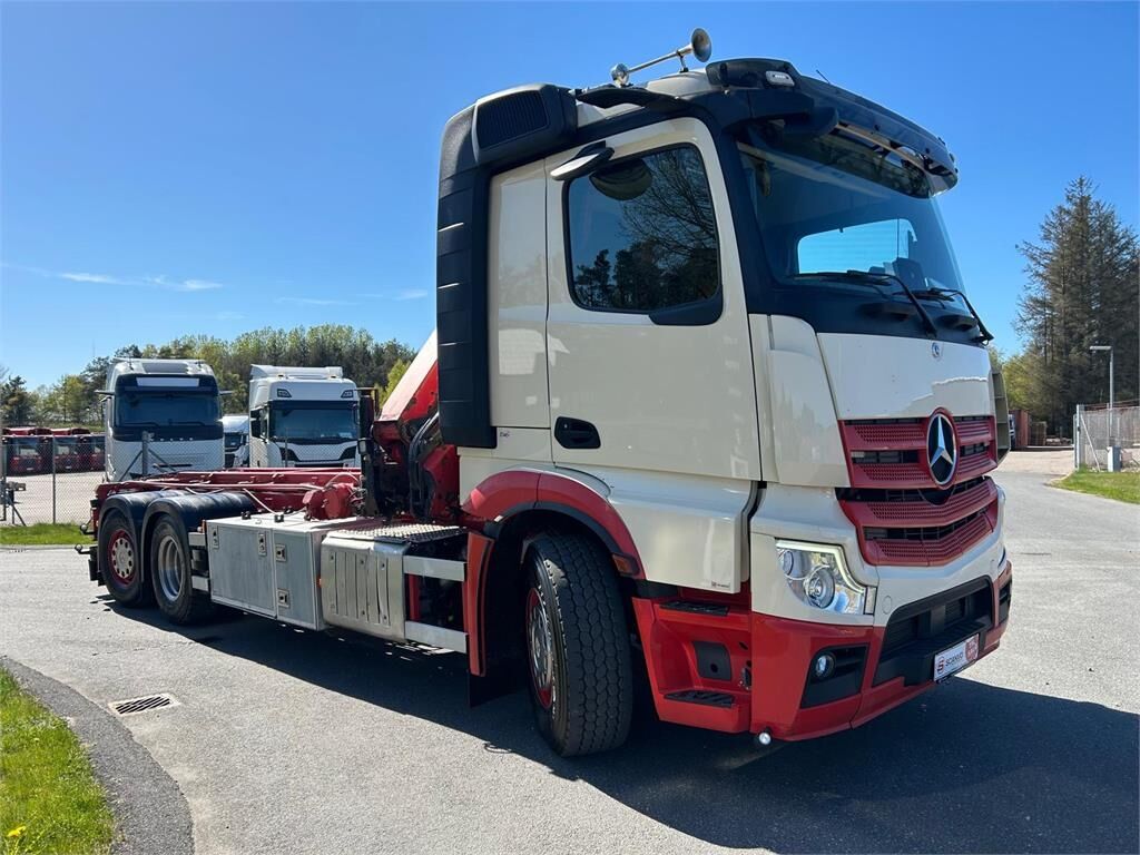 Mercedes-Benz Actros 2545 - HMF 1420K4 - Lastbil med wirehejs: billede 5 Mercedes-Benz Actros 2545 - HMF 1420K4 - Lastbil med wirehejs: billede 5