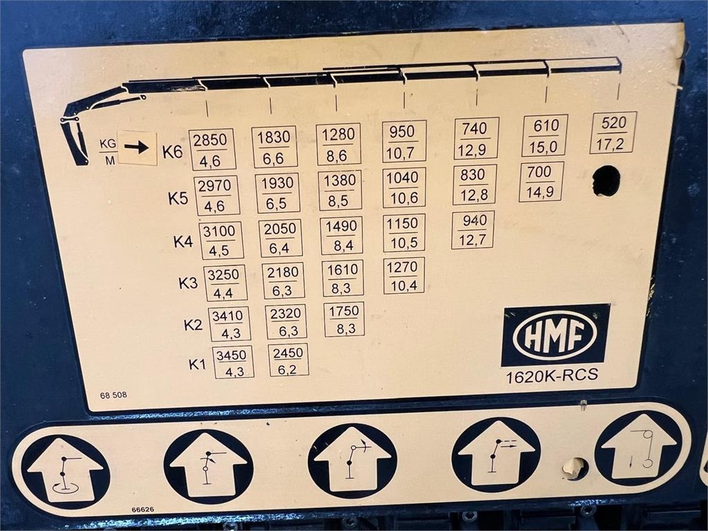 Volvo FL 280 - HMF 1620K6 - Lastbil med kran: billede 4 Volvo FL 280 - HMF 1620K6 - Lastbil med kran: billede 4