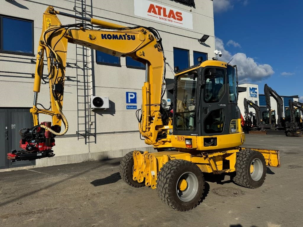 Komatsu PW 98 MR-6 - Hjulgravemaskine: billede 2 Komatsu PW 98 MR-6 - Hjulgravemaskine: billede 2