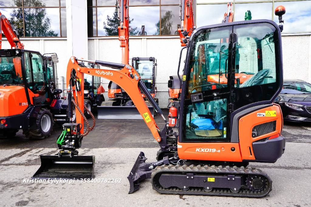 Kubota KX019-4 UUSI! TAKUU! PYÖRITTÄJÄLLÄ  - Minigravemaskine: billede 1 Kubota KX019-4 UUSI! TAKUU! PYÖRITTÄJÄLLÄ  - Minigravemaskine: billede 1