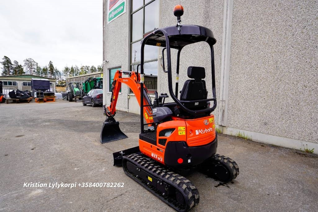 Kubota U17-3a EX-DEMO - Minigravemaskine: billede 2 Kubota U17-3a EX-DEMO - Minigravemaskine: billede 2