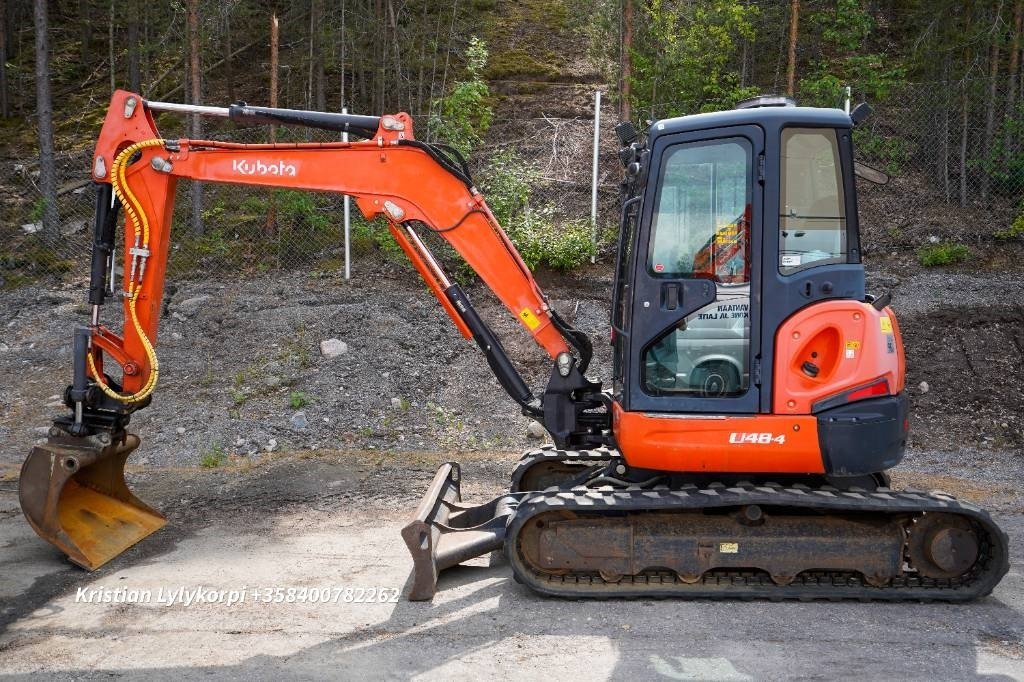 Kubota U48-4 HUOLLETTU - Minigravemaskine: billede 1 Kubota U48-4 HUOLLETTU - Minigravemaskine: billede 1