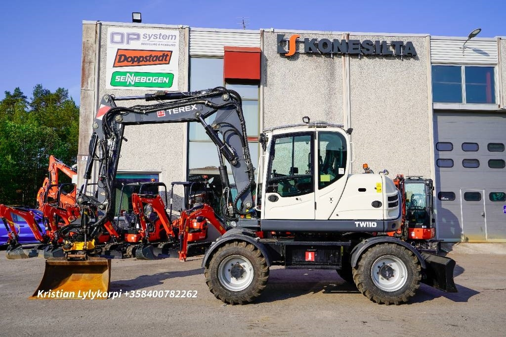 Terex TW110 ENGCON JA KAUHAT - Hjulgravemaskine: billede 1 Terex TW110 ENGCON JA KAUHAT - Hjulgravemaskine: billede 1