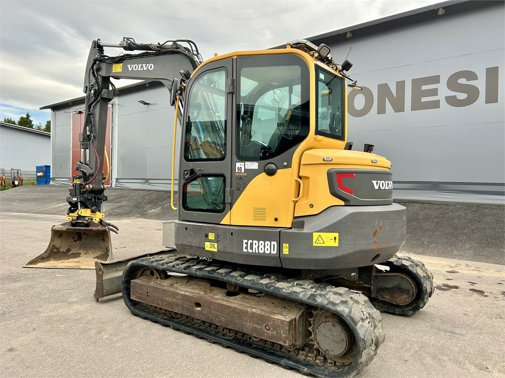 Volvo ECR88D + TYÖLAITTEET - Minigravemaskine: billede 2 Volvo ECR88D + TYÖLAITTEET - Minigravemaskine: billede 2