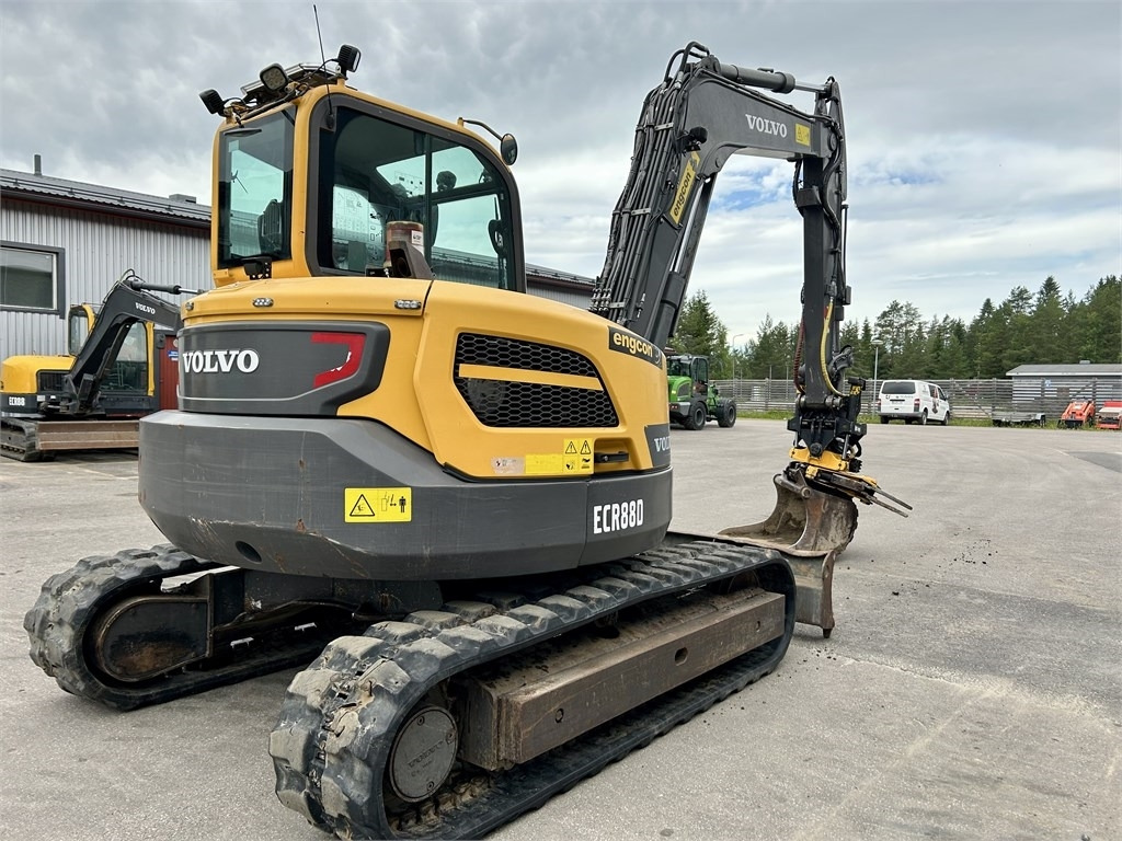 Volvo ECR88D + TYÖLAITTEET - Minigravemaskine: billede 4 Volvo ECR88D + TYÖLAITTEET - Minigravemaskine: billede 4