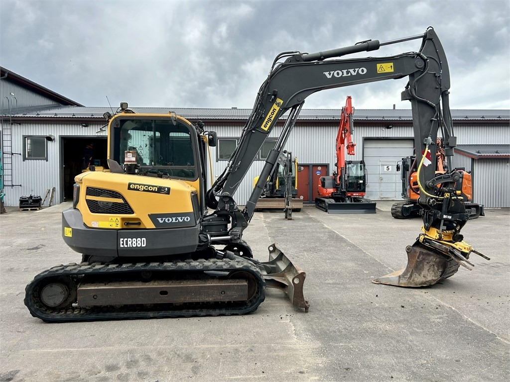 Volvo ECR88D + TYÖLAITTEET - Minigravemaskine: billede 5 Volvo ECR88D + TYÖLAITTEET - Minigravemaskine: billede 5