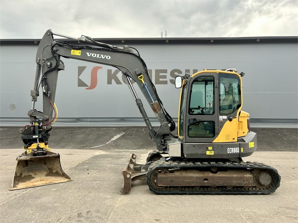 Volvo ECR88D + TYÖLAITTEET - Minigravemaskine: billede 1 Volvo ECR88D + TYÖLAITTEET - Minigravemaskine: billede 1
