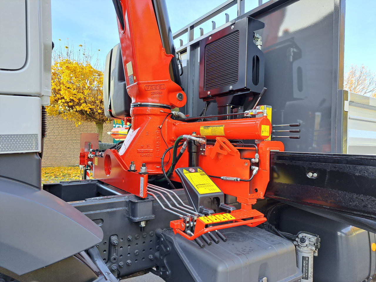 Ny Lastbil med lad, Lastbil med kran MERCEDES-BENZ AROCS 3340 CRANE FASSI F245 FLATBED TWISTLOCK EURO 3: billede 8 Ny Lastbil med lad, Lastbil med kran MERCEDES-BENZ AROCS 3340 CRANE FASSI F245 FLATBED TWISTLOCK EURO 3: billede 8