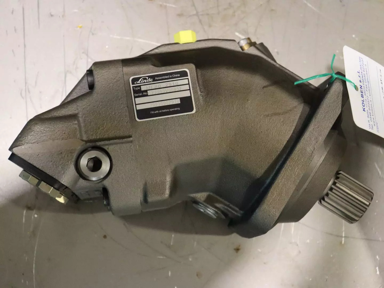 LINDE CMF80 2910 - Hydraulisk motor for Entreprenørmaskin: billede 1 LINDE CMF80 2910 - Hydraulisk motor for Entreprenørmaskin: billede 1