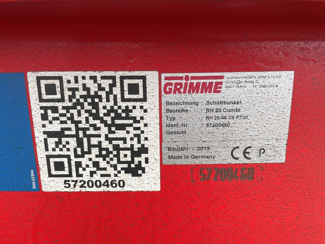 Høstmaskine GRIMME RH 20 - 45 COMBI: billede 27