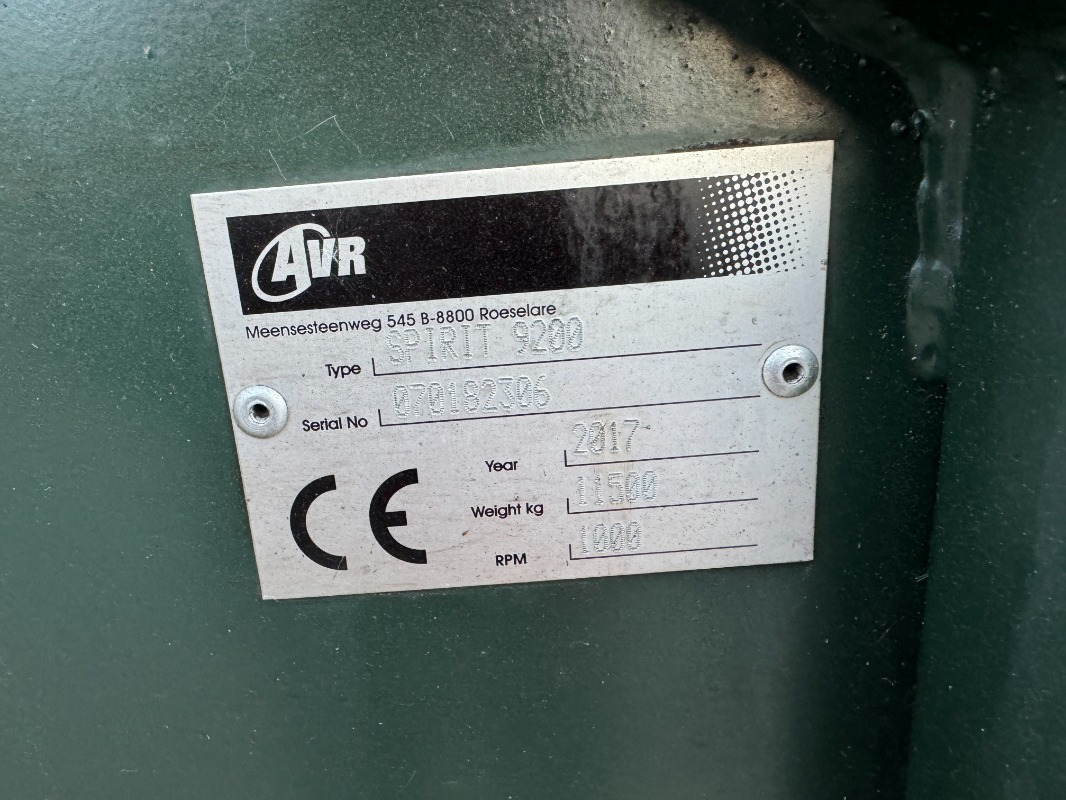 AVR AVR SPIRIT 9200 - Høstmaskine: billede 2 AVR AVR SPIRIT 9200 - Høstmaskine: billede 2