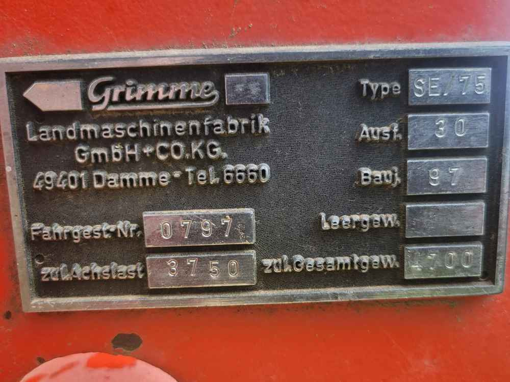 Grimme SE-75-30-UB - Høstmaskine: billede 4 Grimme SE-75-30-UB - Høstmaskine: billede 4