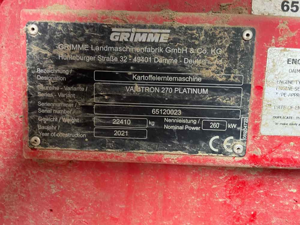 Grimme VARITRON 270 RS VARIO MULTISEP - Høstmaskine: billede 4 Grimme VARITRON 270 RS VARIO MULTISEP - Høstmaskine: billede 4