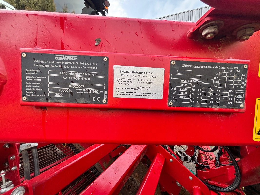Grimme VARITRON 470 GEN III - Høstmaskine: billede 2 Grimme VARITRON 470 GEN III - Høstmaskine: billede 2