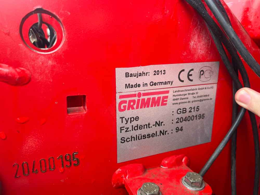 Grimme GB 215 - Høstmaskine: billede 2 Grimme GB 215 - Høstmaskine: billede 2