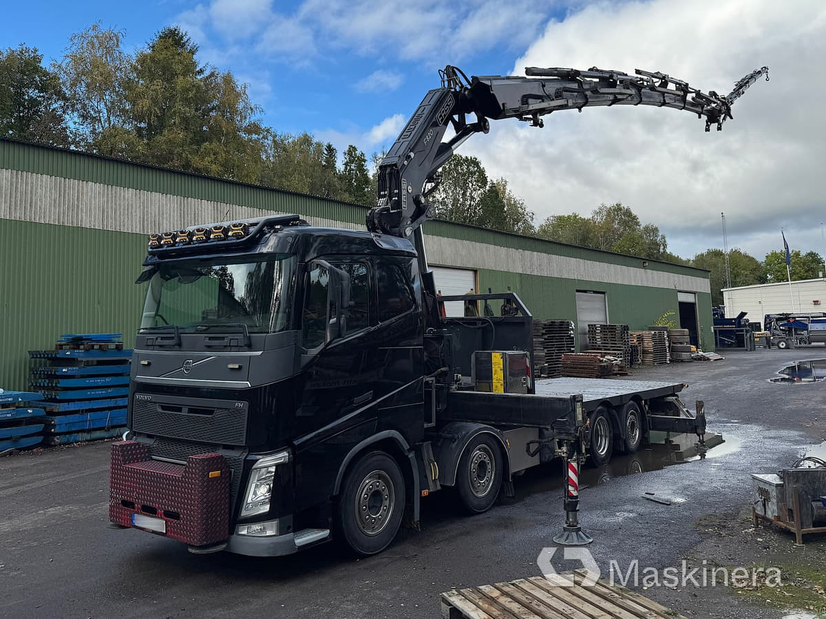 Bodbil Volvo FH 82F med Fassi F820 kran & jib - Lastbil med lad, Lastbil med kran: billede 1 Bodbil Volvo FH 82F med Fassi F820 kran & jib - Lastbil med lad, Lastbil med kran: billede 1