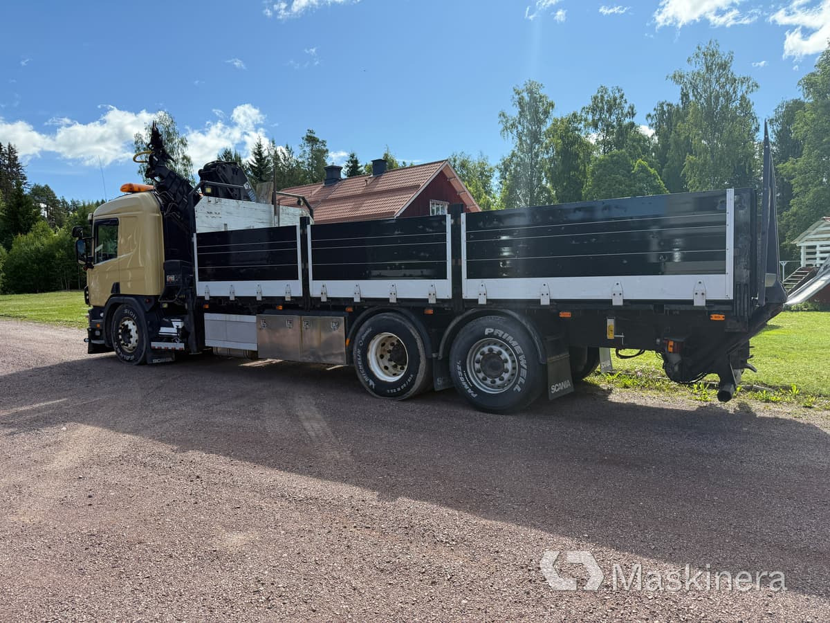 Kranbil Scania 114G - Lastbil med lad, Lastbil med kran: billede 3 Kranbil Scania 114G - Lastbil med lad, Lastbil med kran: billede 3