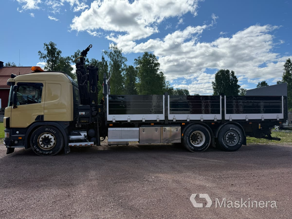 Kranbil Scania 114G - Lastbil med lad, Lastbil med kran: billede 2 Kranbil Scania 114G - Lastbil med lad, Lastbil med kran: billede 2