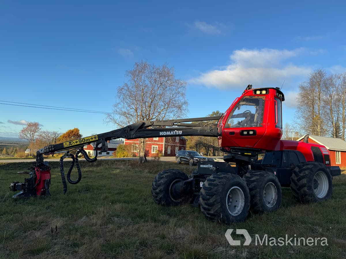 Skördare Komatsu XH 911 CX-6 - Skovmaskine: billede 1 Skördare Komatsu XH 911 CX-6 - Skovmaskine: billede 1